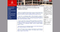 Desktop Screenshot of m2-dprt.u-paris2.fr