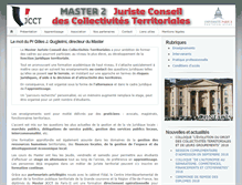 Tablet Screenshot of djt.u-paris2.fr
