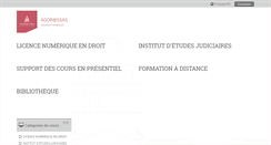 Desktop Screenshot of agorassas.u-paris2.fr