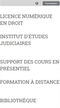 Mobile Screenshot of agorassas.u-paris2.fr