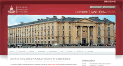 Desktop Screenshot of isf.u-paris2.fr
