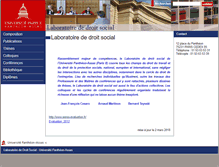 Tablet Screenshot of ldsocial.u-paris2.fr